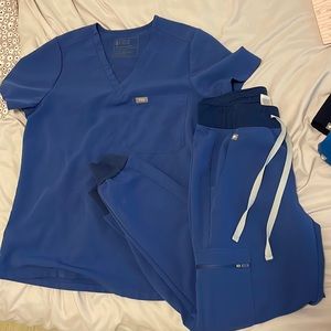 Womens figs denim set